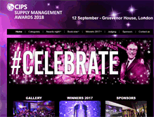 Tablet Screenshot of cipssmawards.com